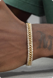 14K Gold Tennis Bracelet