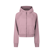 Zip-Through Cropped Hoodie