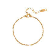 Stainless Water Wave Chain