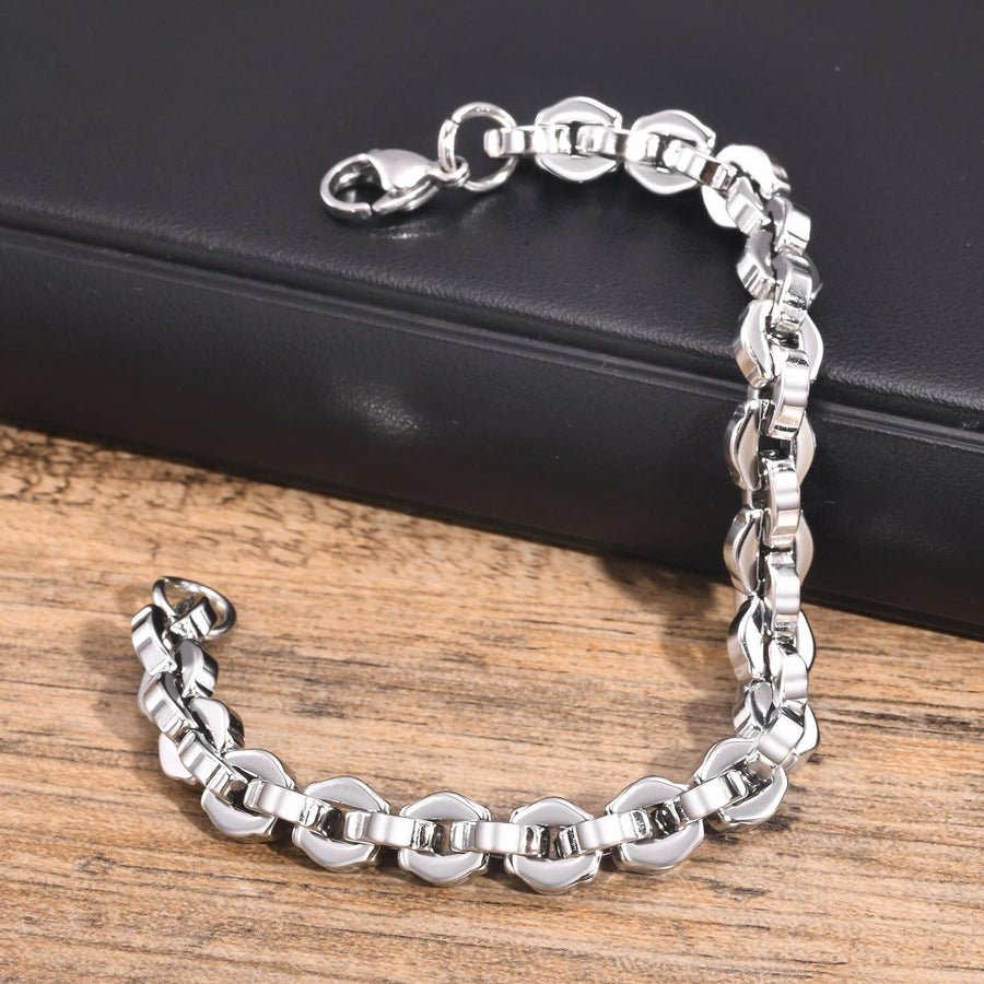 Mens Casual Steel Bracelet
