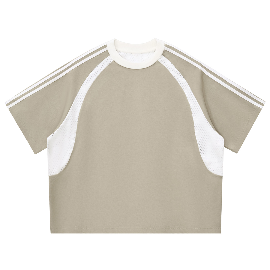 Contrast Panel T-shirt