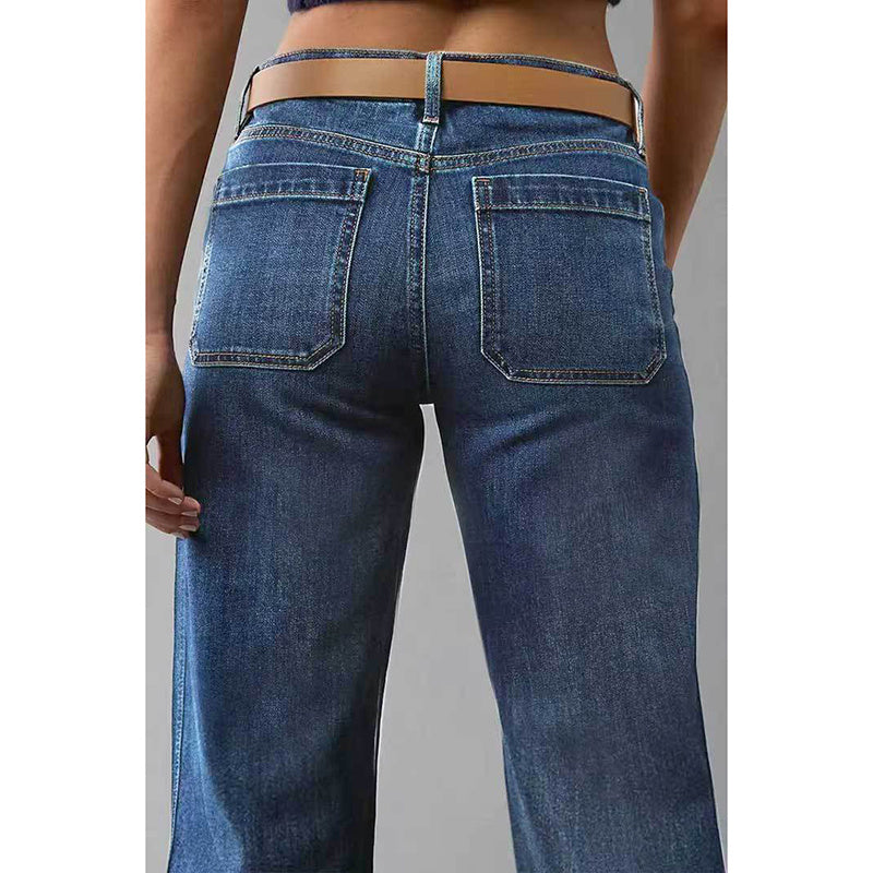 Womens Straight Leg Jeans