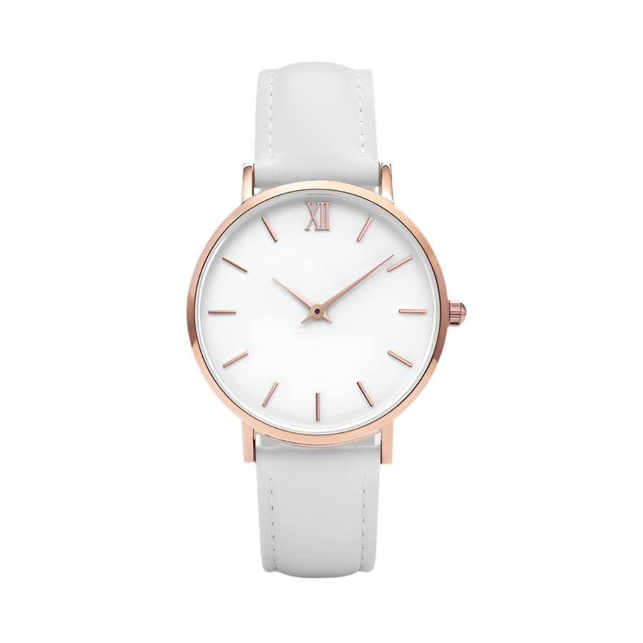 Leather Quartz Watch