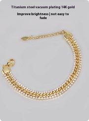14K Gold Tennis Bracelet