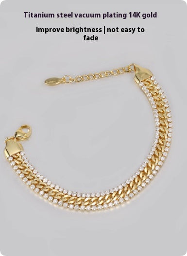 14K Gold Tennis Bracelet