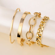 Ladies Vintage Twist Chain Bracelet