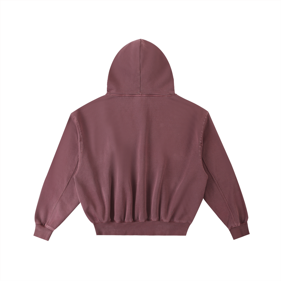 Frayed Fleece Hoodie