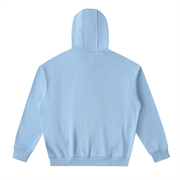 Shoulder Drop Zip Up Hoodie