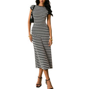 Striped Knitted Dress