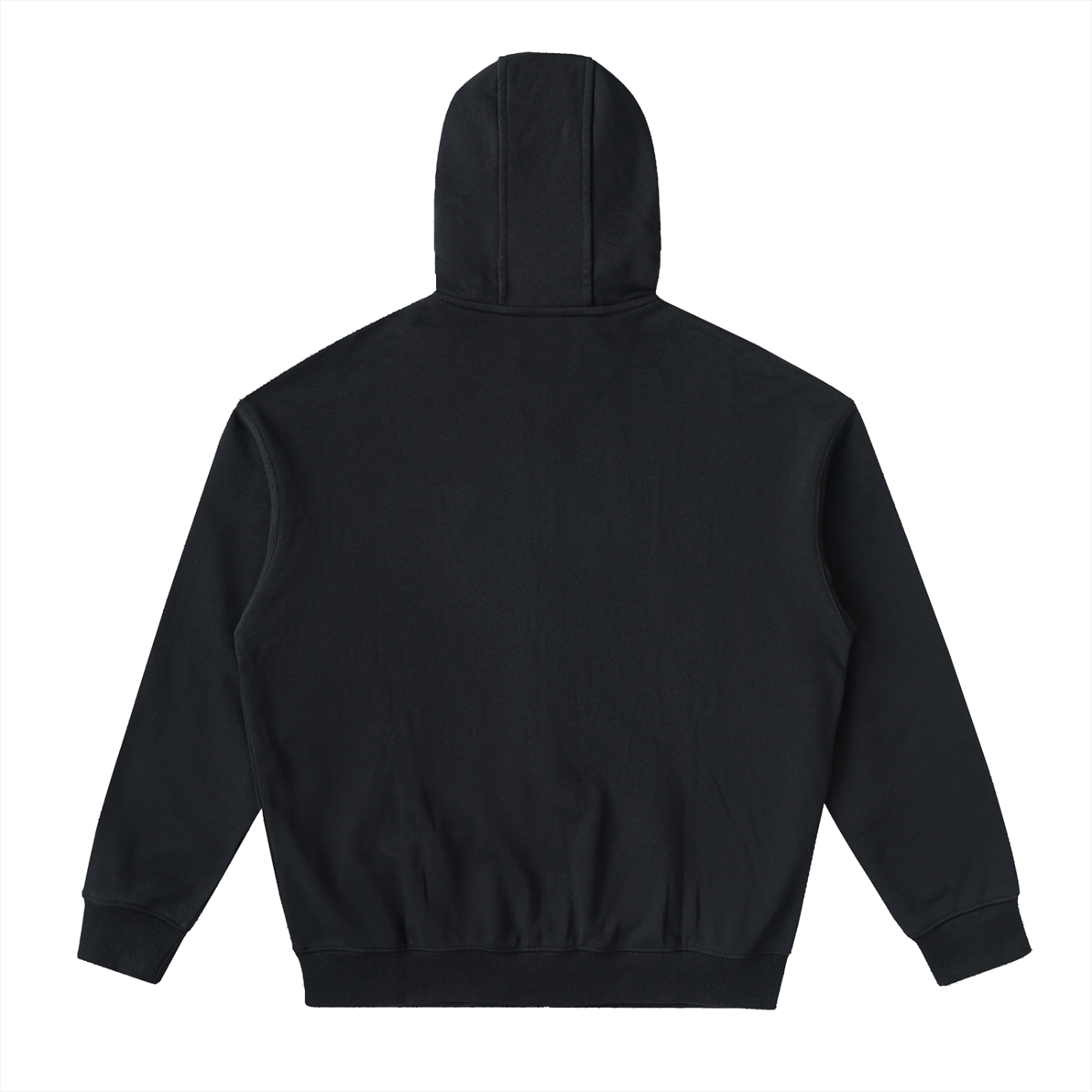 Shoulder Drop Zip Up Hoodie