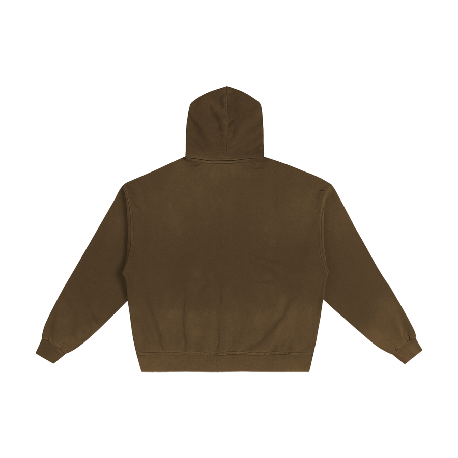 Frayed Sunfade Zip Hoodie