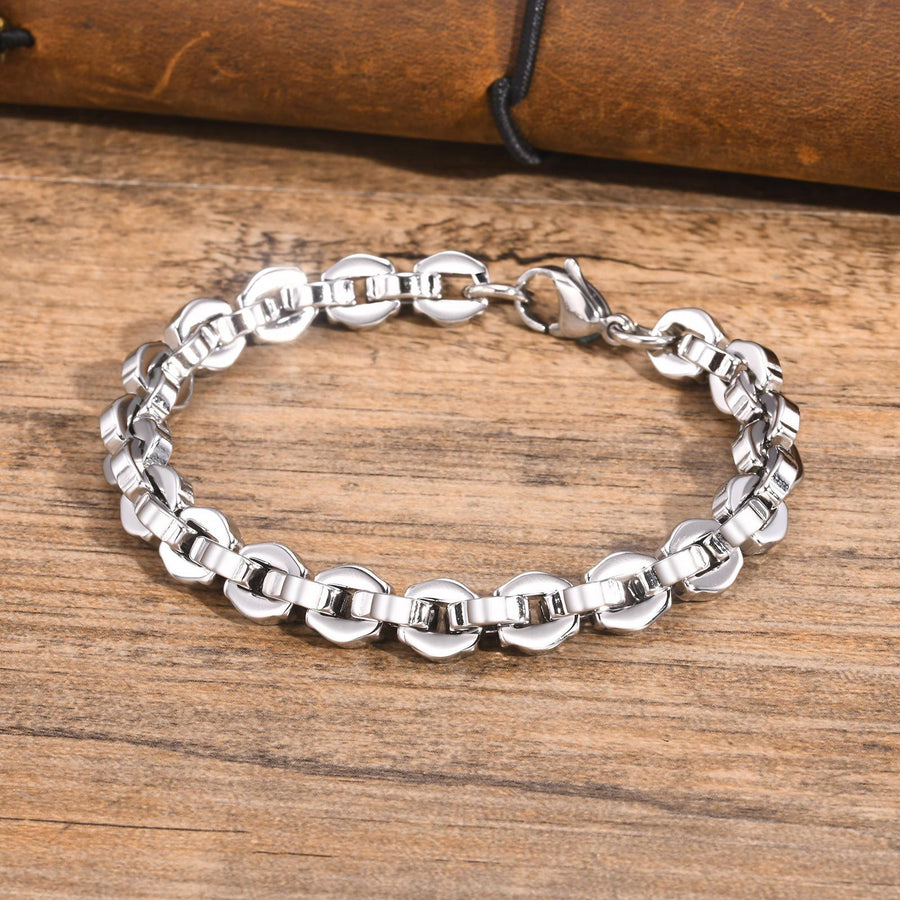Mens Casual Steel Bracelet