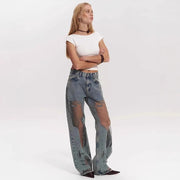 Straight-leg Jeans