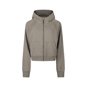 Zip-Through Cropped Hoodie