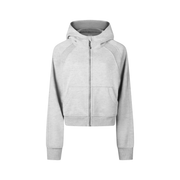 Zip-Through Cropped Hoodie
