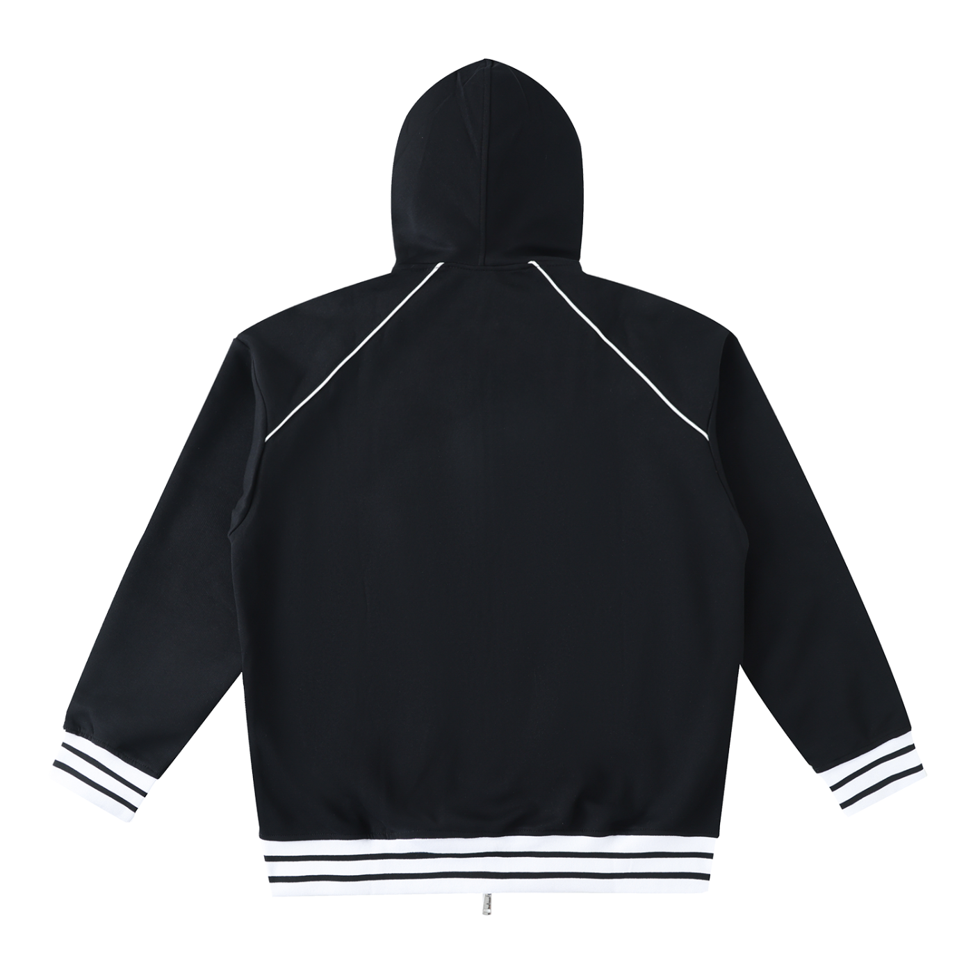 Striped Zip-Up Hoodie