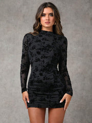 Hollow-out Slim Dress