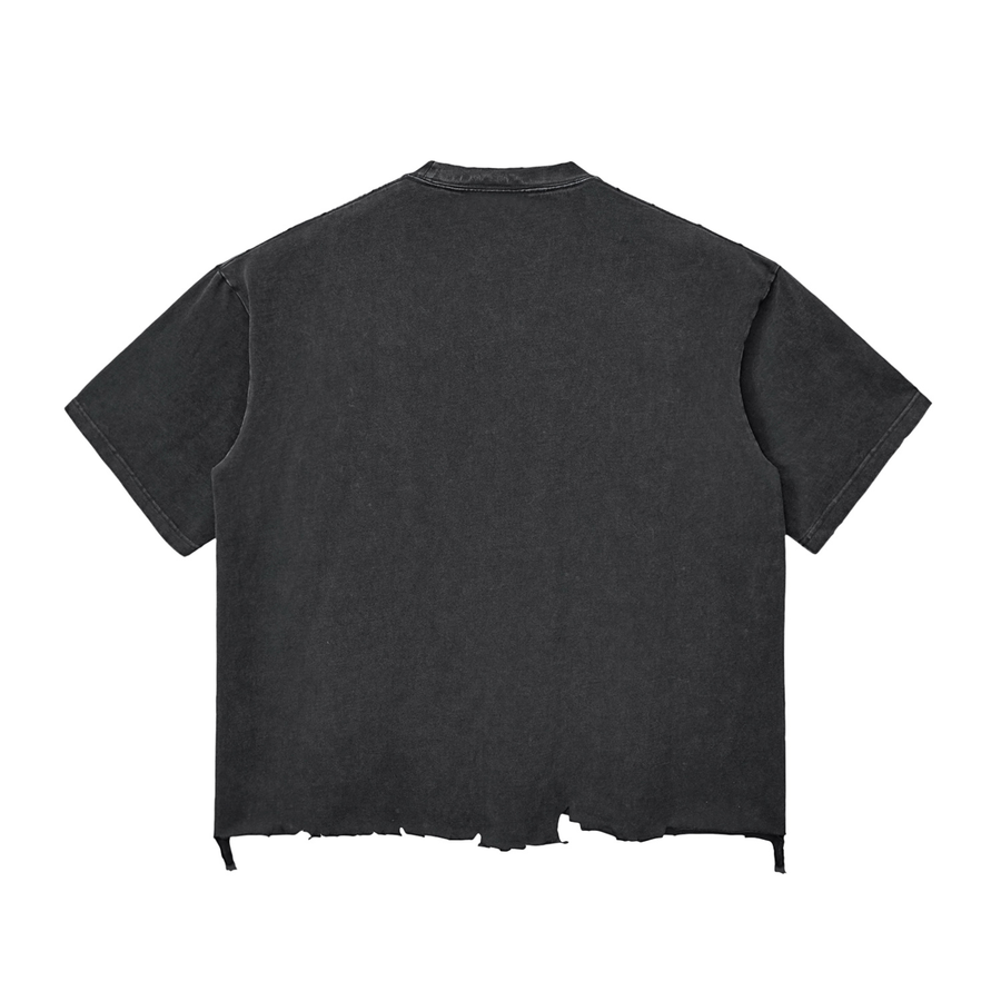 Raw-Hem Boxy T-shirt