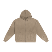 Frayed Sunfade Zip Hoodie