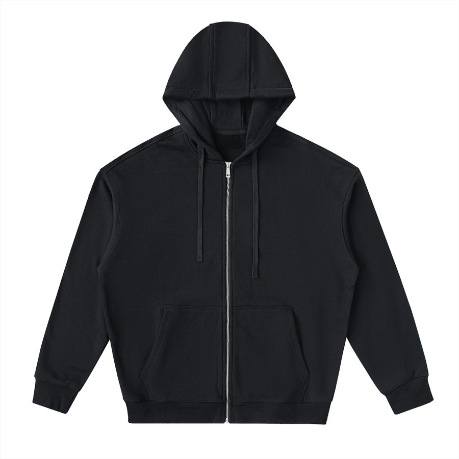 Drop Zip Up Hoodie