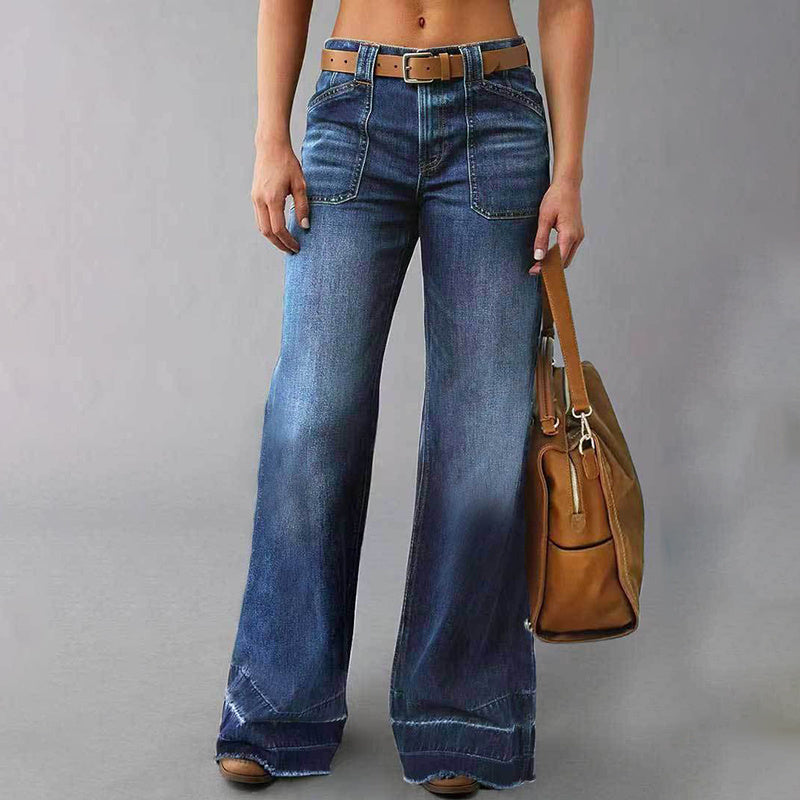 Womens Straight Leg Jeans