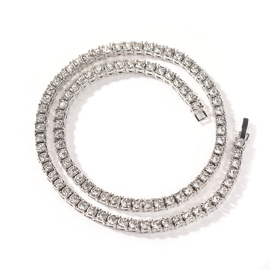 Diamond Tennis Chain Necklace