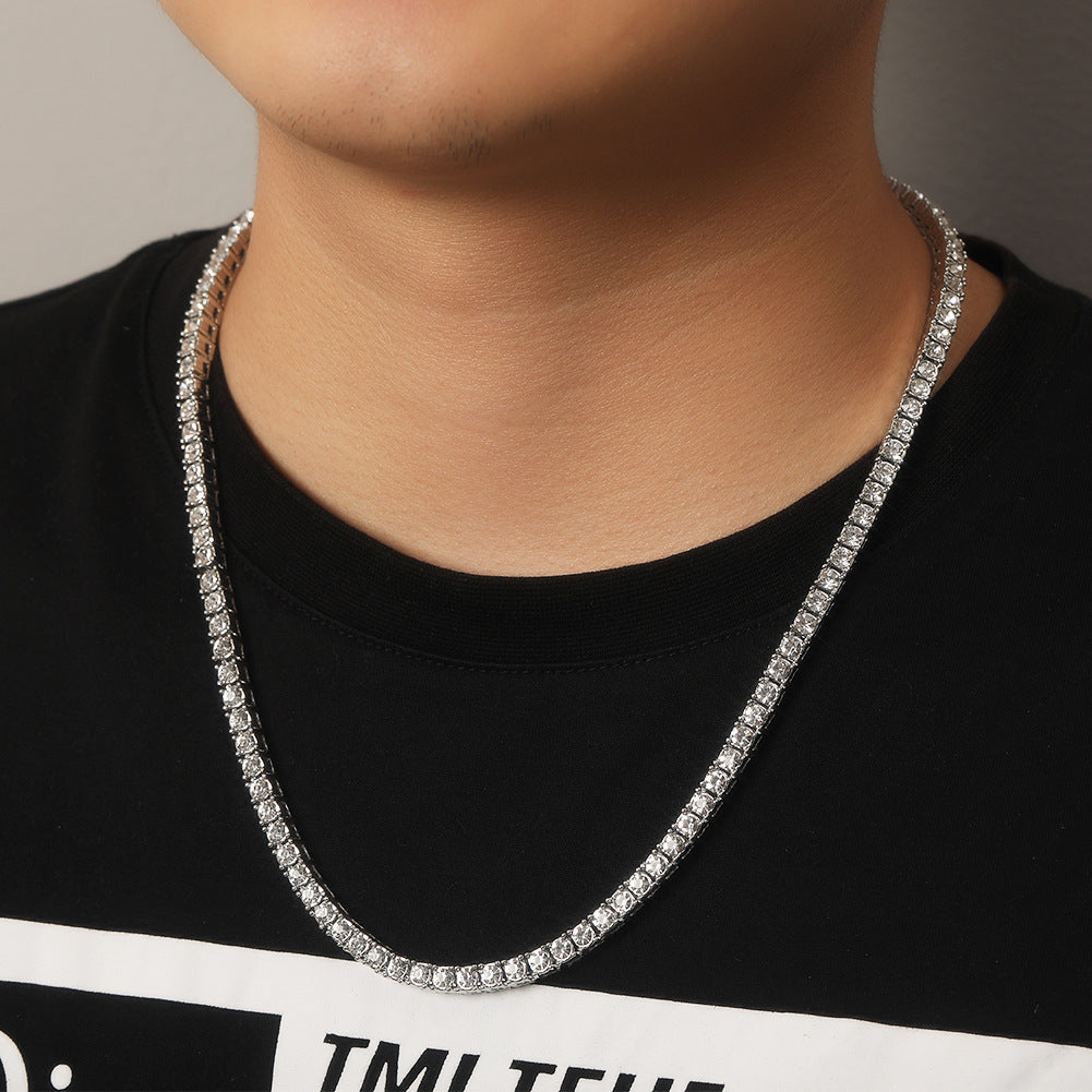 Diamond Tennis Chain Necklace