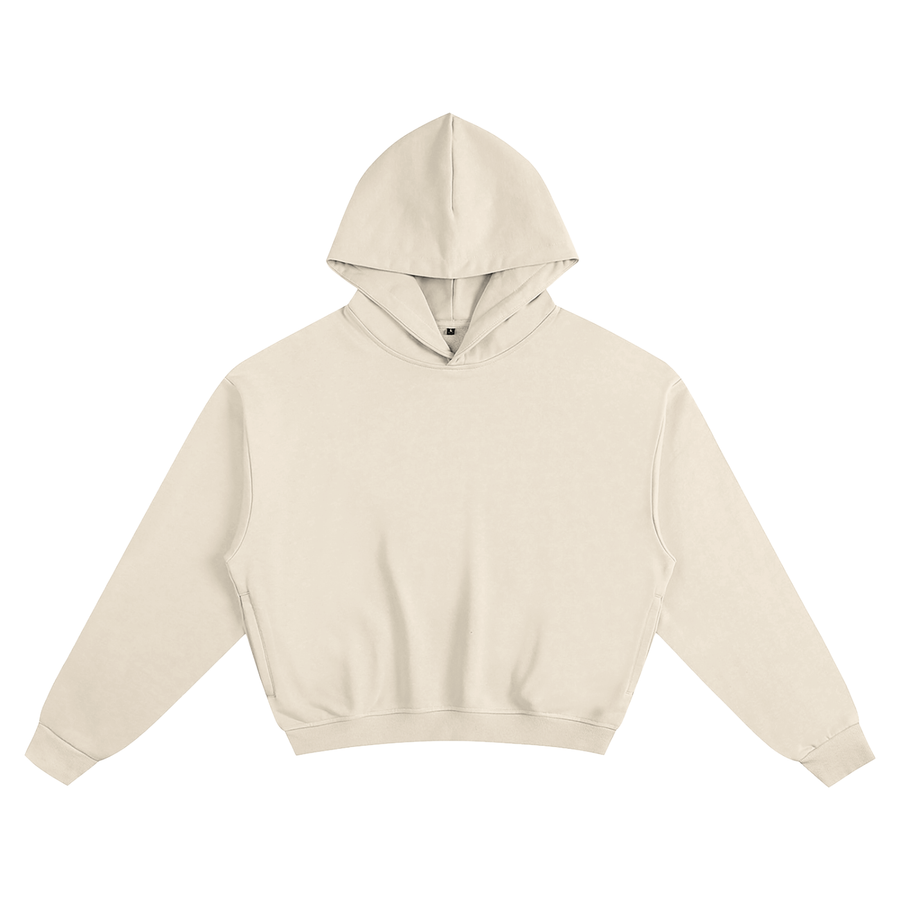 Cotton Cropped Hoodie