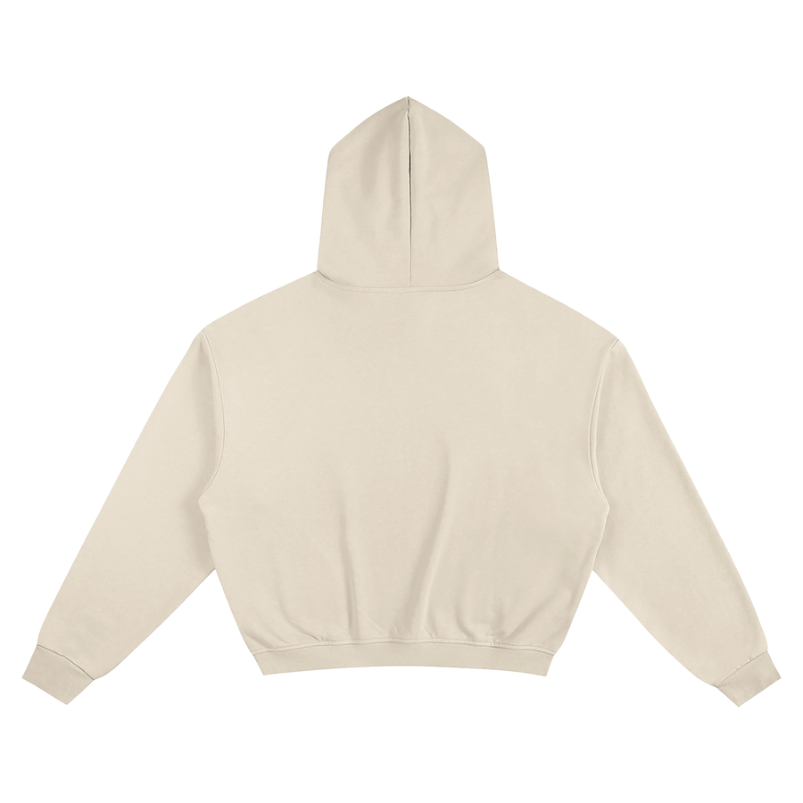 Cotton Cropped Hoodie