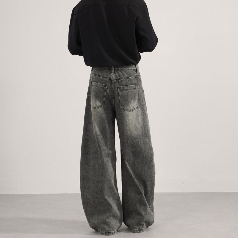 Straight Washed Jeans