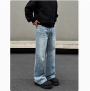 Men's Blue Straight Jeans