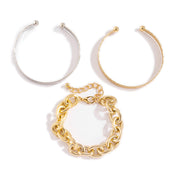 Retro Fashion Hollow Chain Bracelet