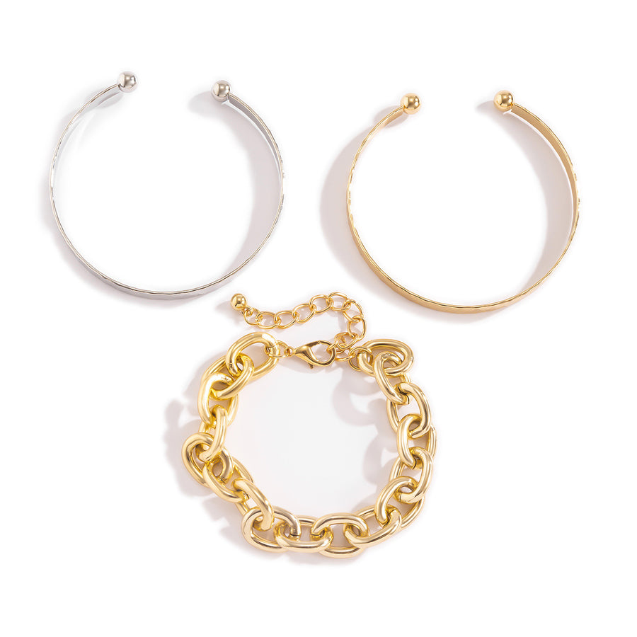 Retro Fashion Hollow Chain Bracelet