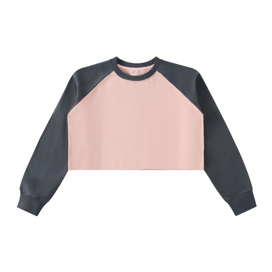 Raglan Crop Sweatshirt