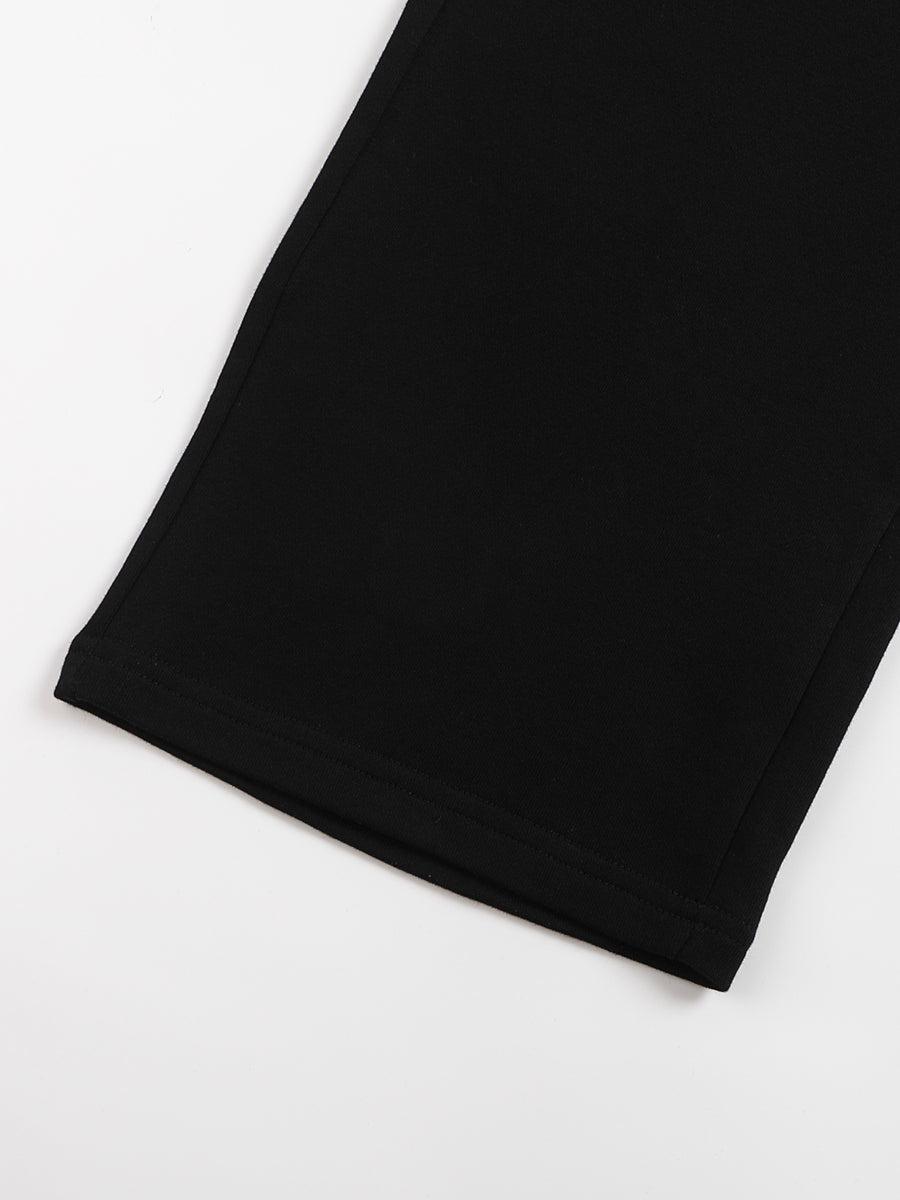 Loose Fit Fleece Straight Leg Pants