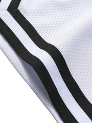 Classic Stripe Basketball Shorts