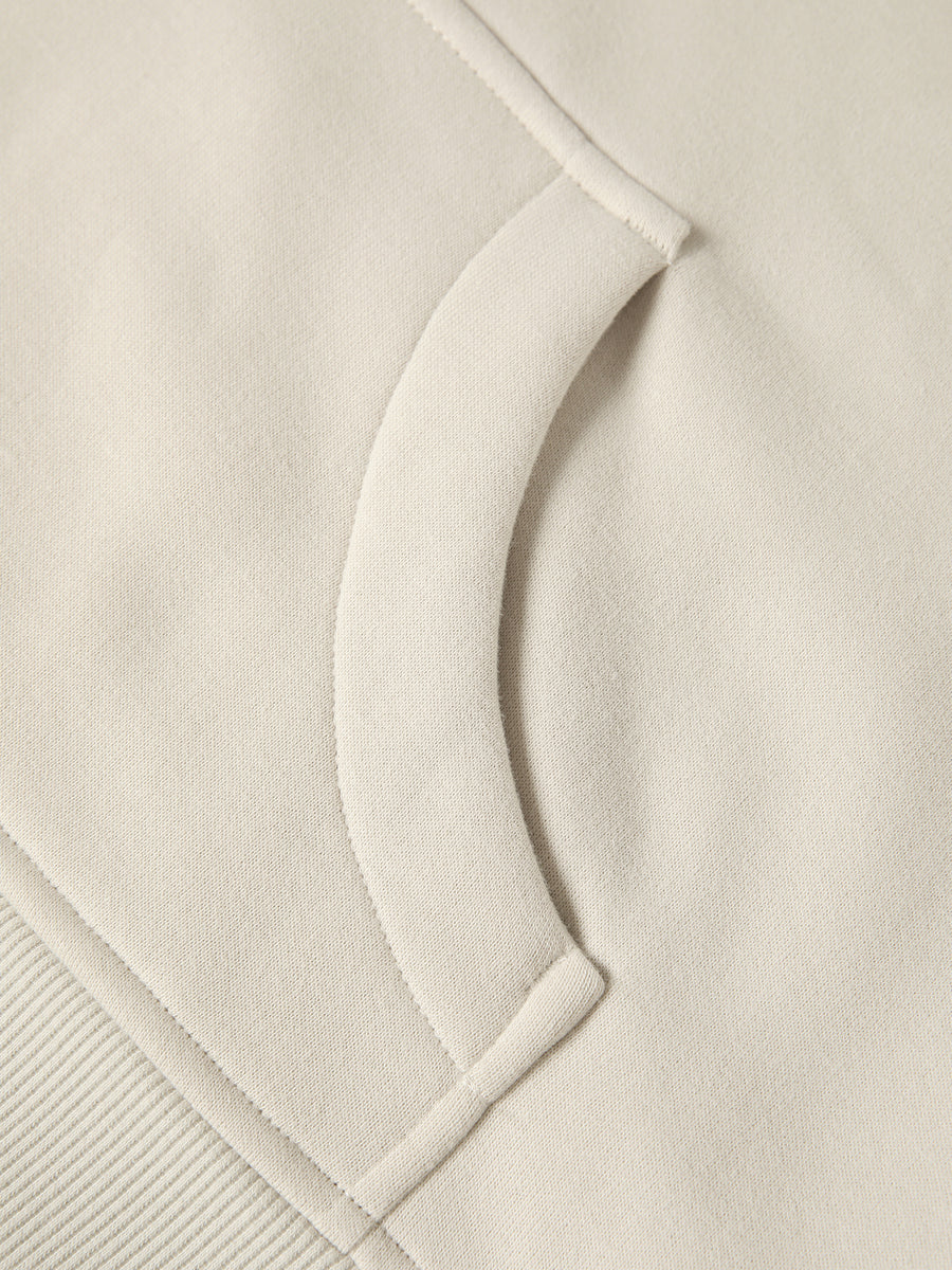 Half-Zip Cropped Sweatshirt