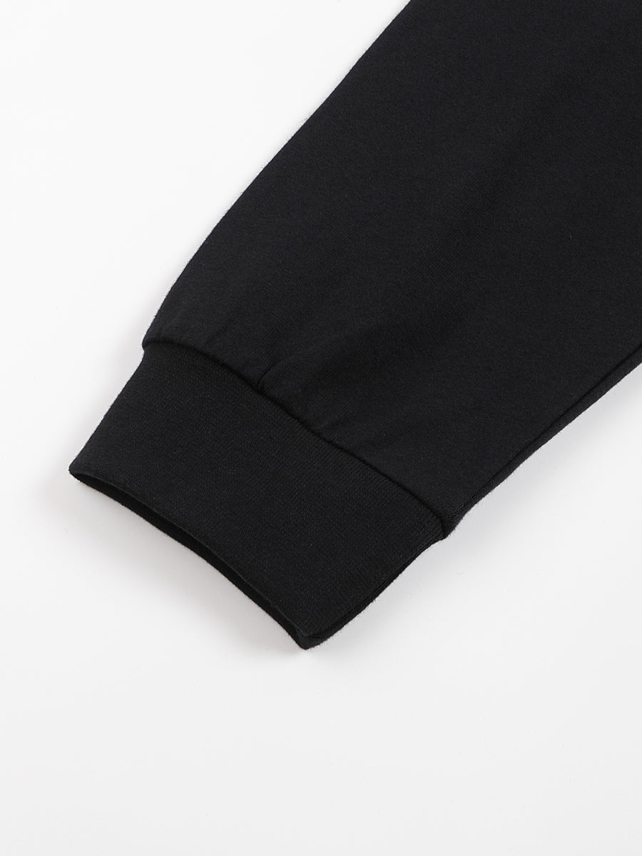 Crew Neck Drop Long Sleeve