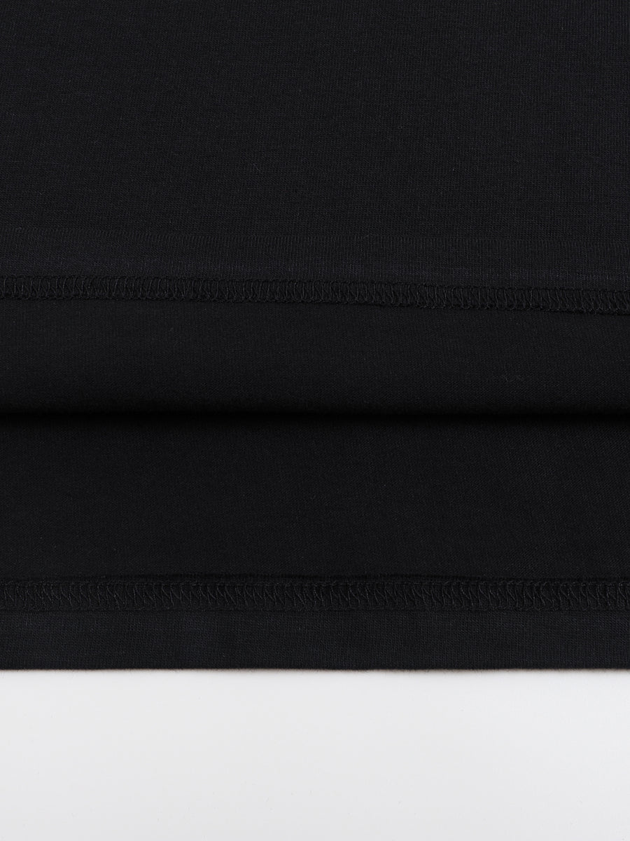 Crew Neck Drop Long Sleeve