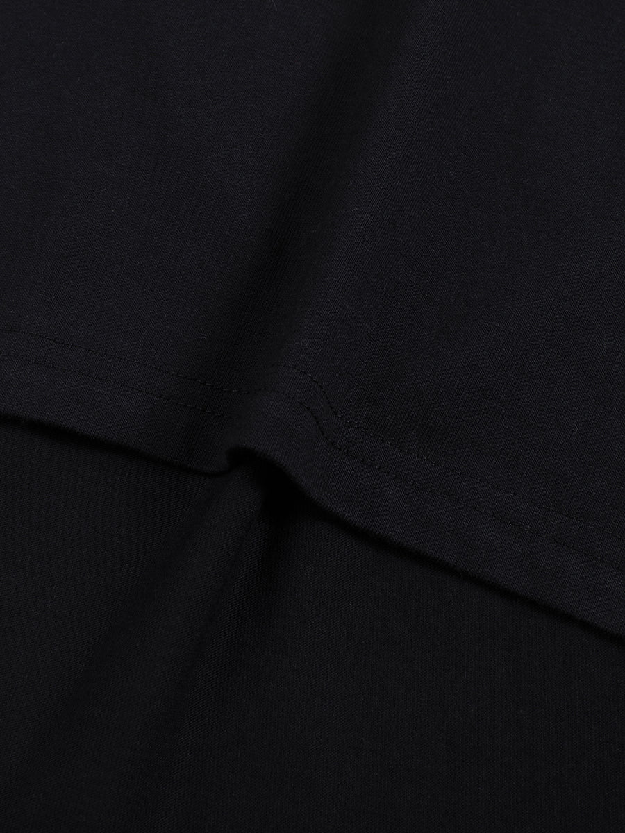 Crew Neck Drop Long Sleeve