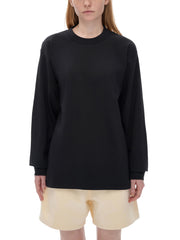 Crew Neck Drop Long Sleeve