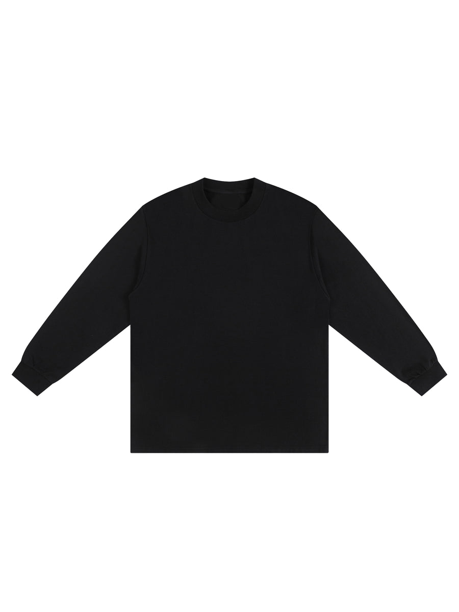 Crew Neck Drop Long Sleeve