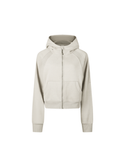 Zip-Through Cropped Hoodie