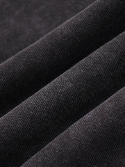 Snow Washed Straight Leg Pants