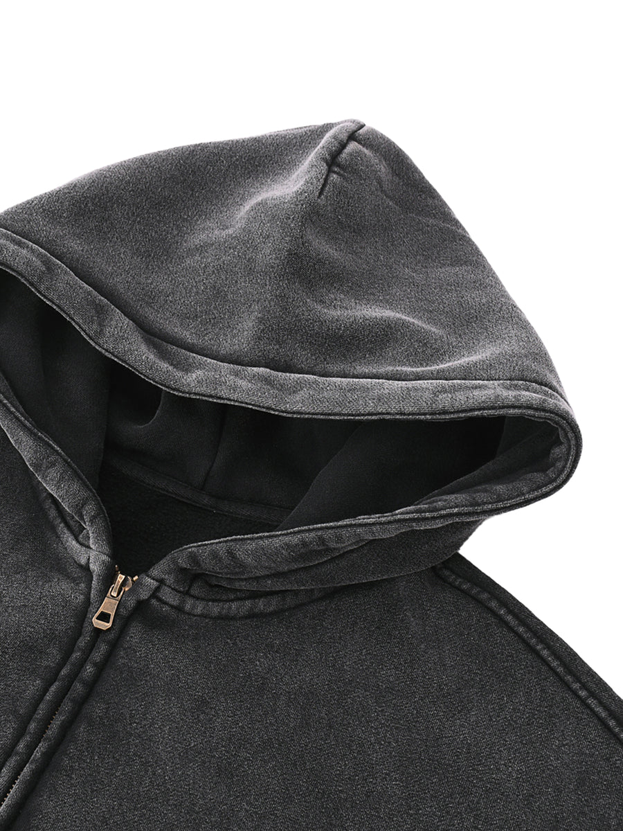 Zip-Through Fleece Hoodie