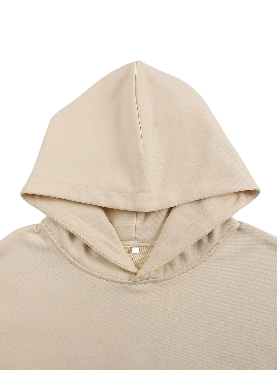 Cotton Cropped Hoodie