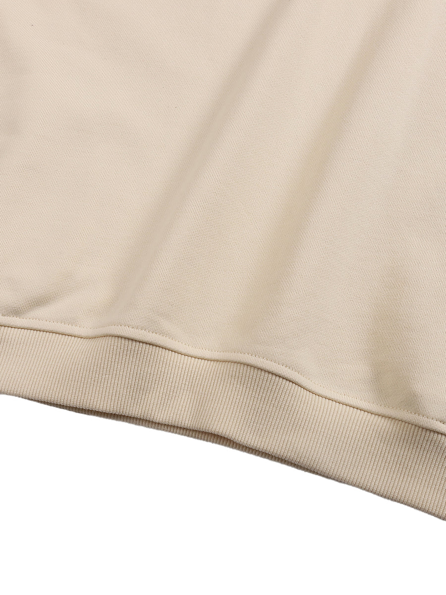 Cotton Cropped Hoodie