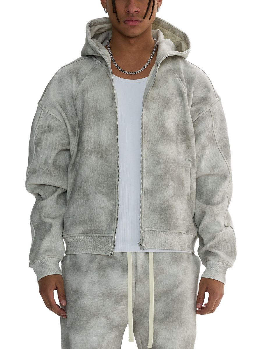 Zip-Up Fleece Hoodie