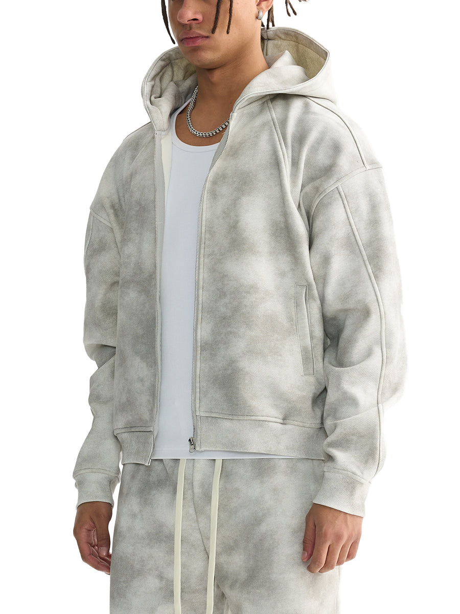 Zip-Up Fleece Hoodie