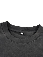 Sunfade Frayed Faux Two-Piece